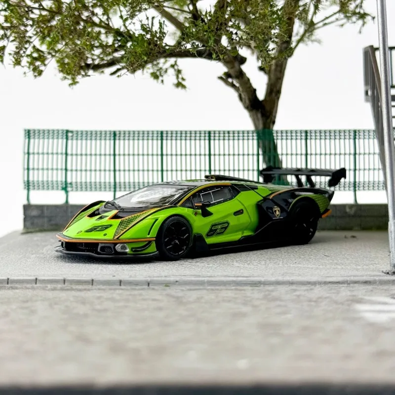 HH Toys 1/64 LAMBORGHINI SCV12 COLLEETON édition limitée alliage jouet véhicule à moteur moulé sous pression en métal modèle cadeaux