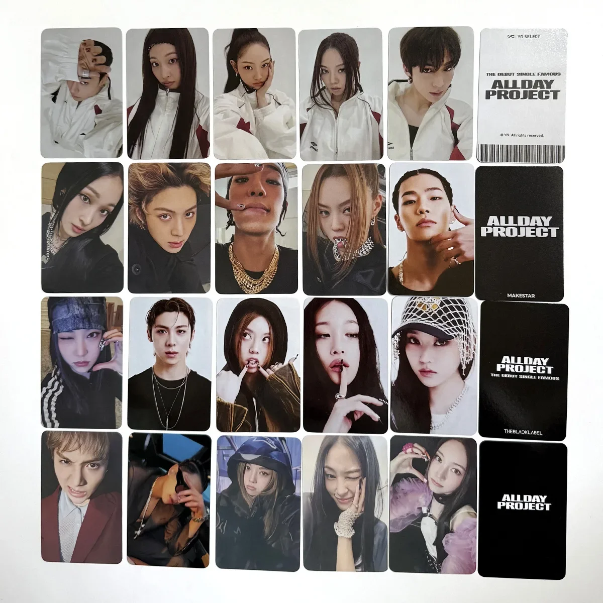 مجموعة جديدة من KPOP بطاقات صور ألبوم ADP الشهيرة، بطاقات سيلفي لمشروع ALLDAY ANNIE BAILEY TARZAN WOOCHAN YOUNGSE قابلة للجمع