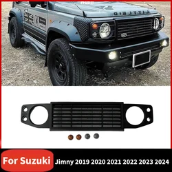 For Suzuki Jimny 2019 2020 2021 2022 2023 2024 Racing Grill Grille Abs Grill Guard Protector Cover Body Kits Tuning Accessories