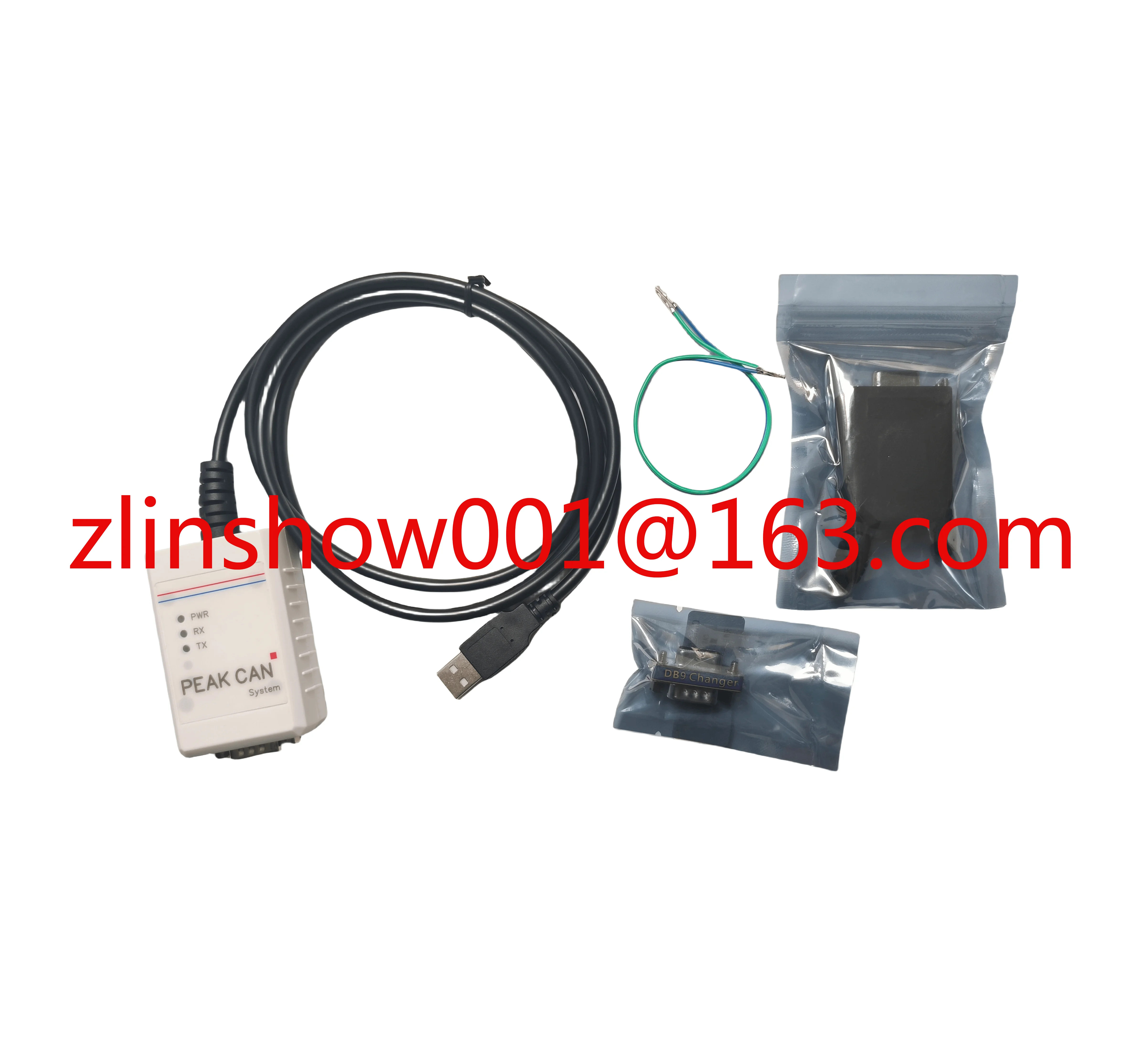 

Made in China PCAN-USB compatible with original German PEAK model IPEH-002022/002021