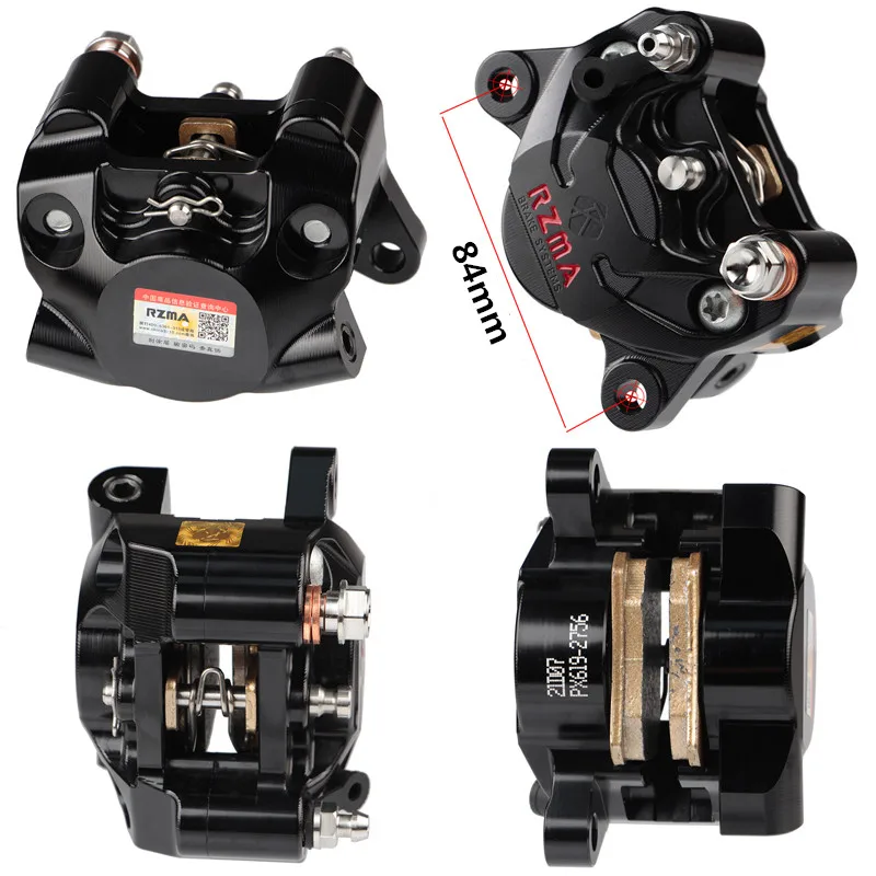 Universal CNC 84mm Pitch Mount รถจักรยานยนต์เบรค Caliper สําหรับ Honda Yamaha Kawasaki Suzuki Aprilia Ducati KTM Dirt Pit Bike ปรับเปลี่ยน
