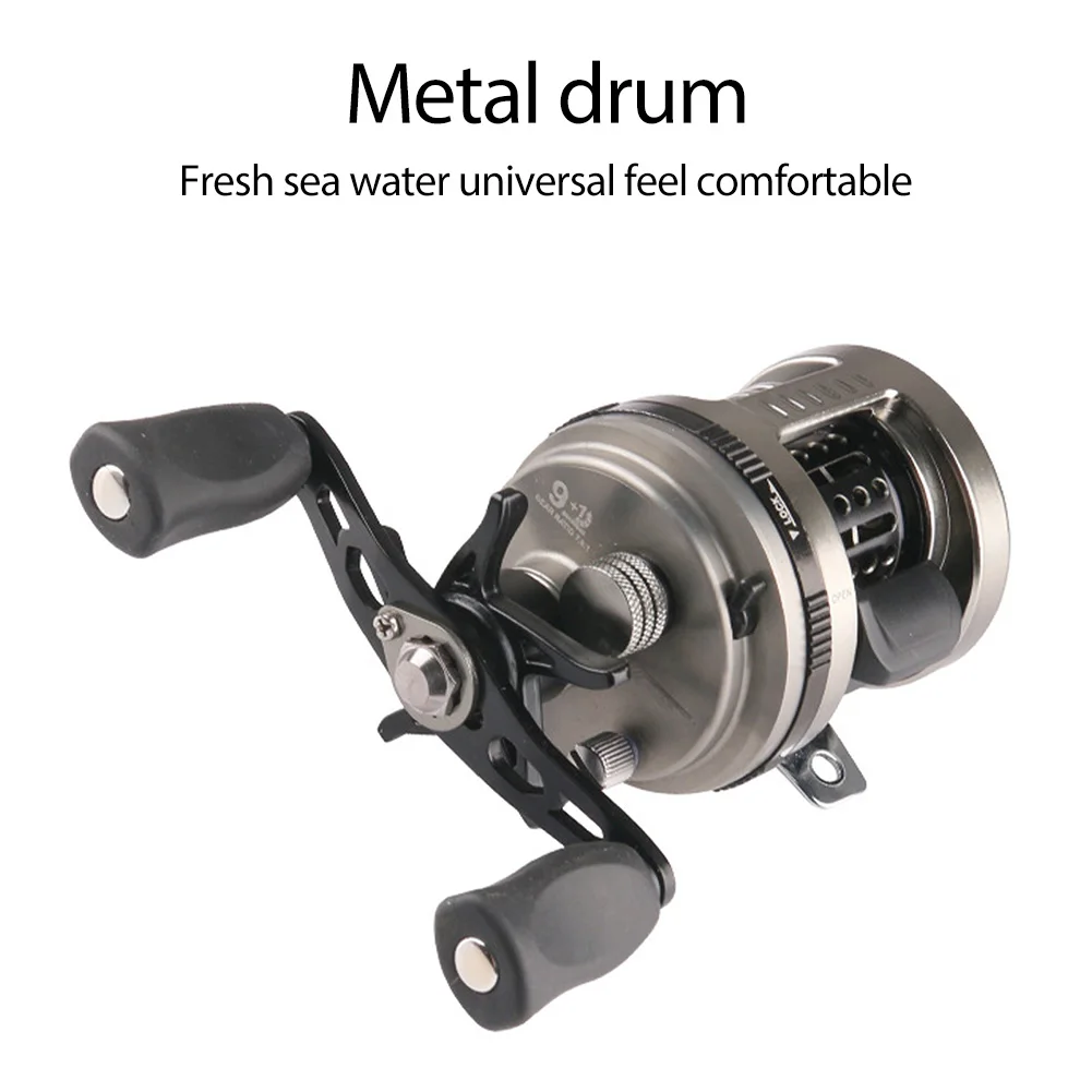 

Lowprofile Reel Baitcasting Fishing Reels Fishing Tackle 9+1BB Gear Ratio 7.0:1 Casting Reel Metal Body 6KG Drag For Fishing