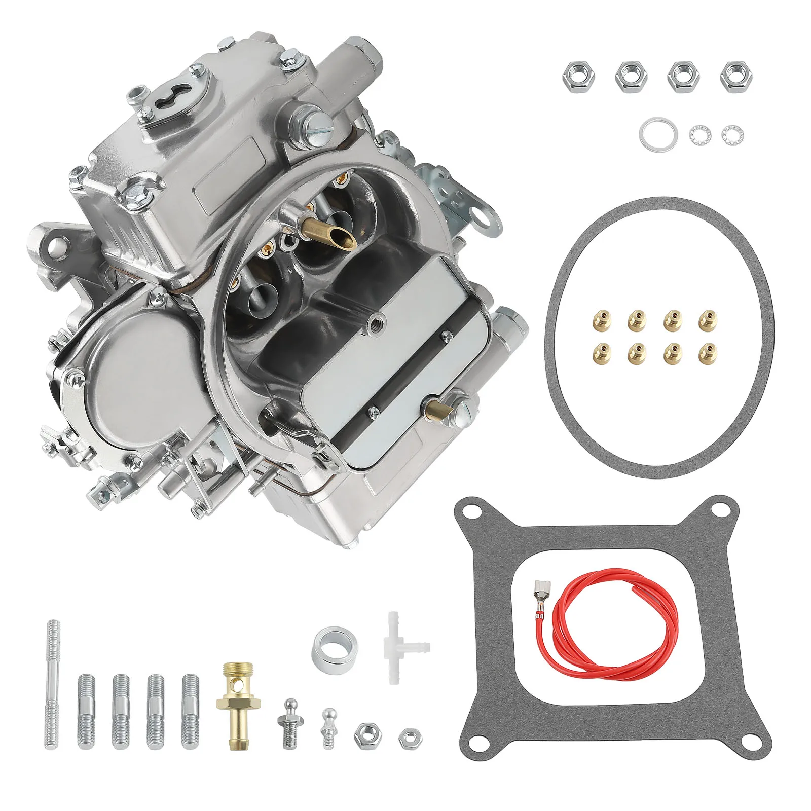 

4 Bbl Carburetor Manual Choke Vacuum Second For Holley 4106 Model 600Cfm 0-1850S