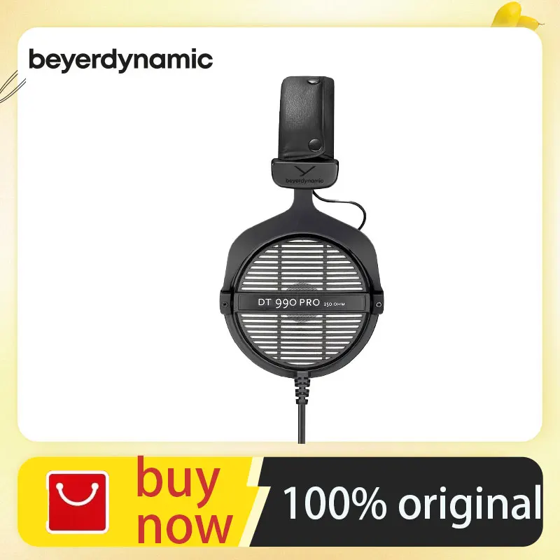 Beyerdynamic DT990 PRO Head Mounted Professional Recording Open Monitoring Earphones 250 Ω