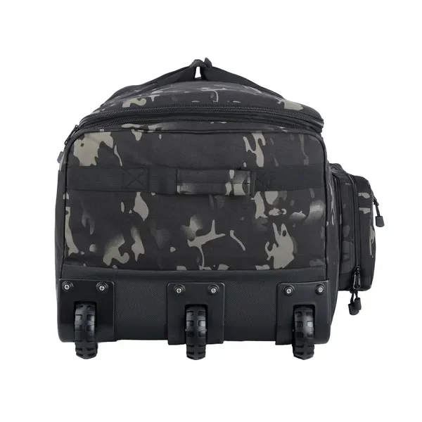 124L Tactical Wheeled Deployment Bag, Large Military Rolling Duffel Bag with Smooth Wheels, Reinforced Handles and Heavy-Duty Ge