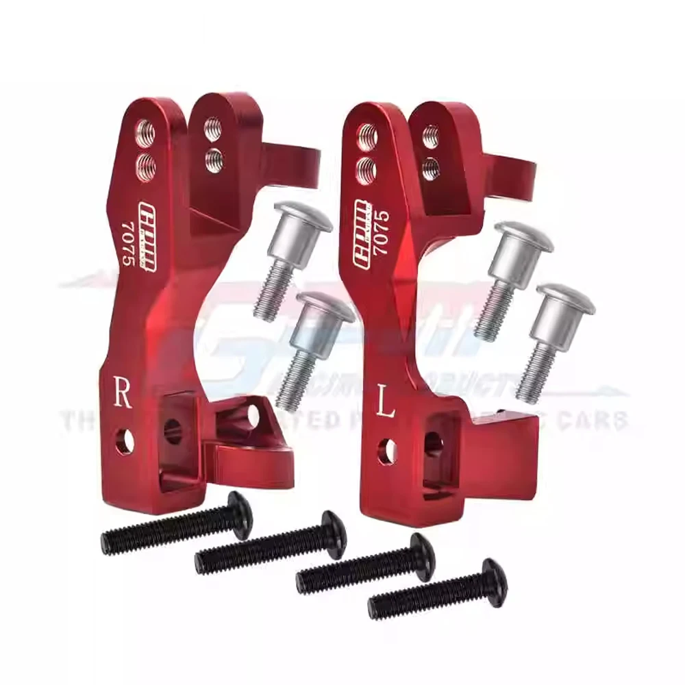GPM Metal Aluminum Front C Mount Base Caster Blocks 6832 6832X for Traxxas 1/7 XO-1 1/10 Rustler Hoss Stampede Slash 4X4 RC Car