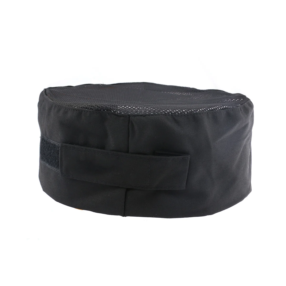 

Black Chefs Hat Tinksky Polyester Cotton Skull Cap with Ventilated Mesh Top for Baking Kitchen Use One Size Skull Cap
