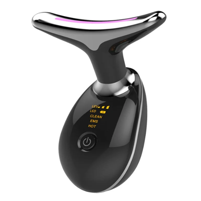 しわ除去電動フェイシャルマッサージャー,USB充電式,高周波,振動,アンチエイジングフェイシャルデバイス,肌用