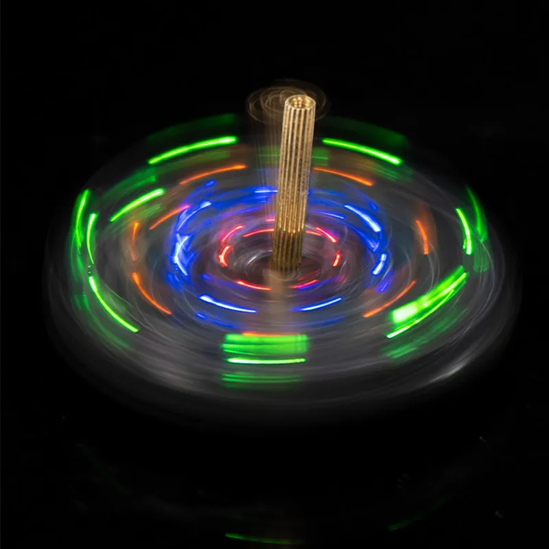 LED Rotating Gyroscope DIY Kit Soldering Project Soldering Practice Kit Electronics Kit for Beginner