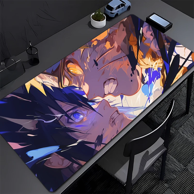 

Игровой коврик для мыши NARUTO Uchiha Sasuke Аниме Коврик для мыши Офисный геймер Компьютерный нескользящий коврик для мыши HD Печать Настольный коврик ПК большой коврик для мыши