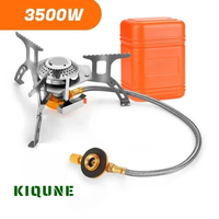 Camping Gas Stove Portable Folding Outdoor Backpacking Stove Tourist Equipment For Cooking Hiking Picnic 3500W