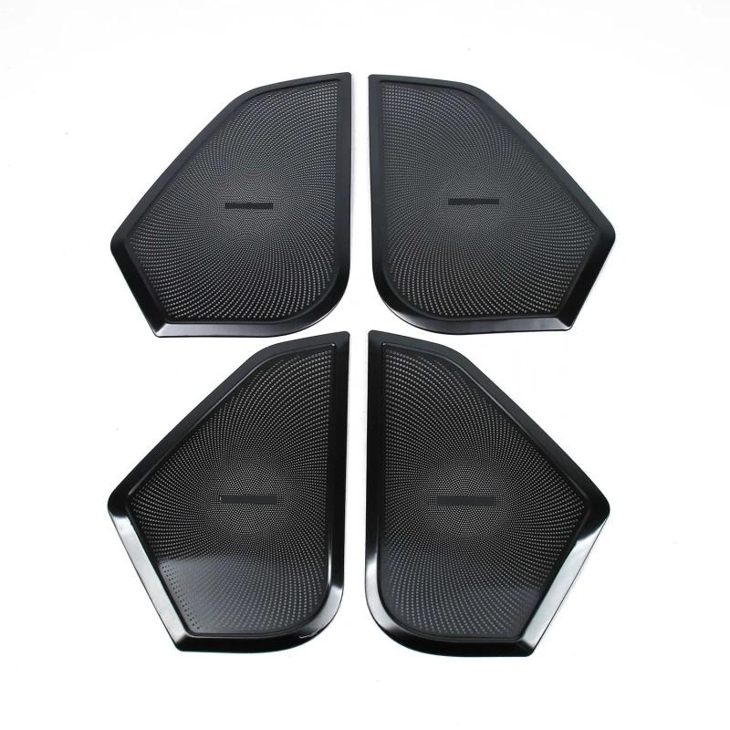 

Abaiwai для Ford Everest Ranger 2023 2024, накладка на автомобильный динамик из нержавеющей стали, 4-дверный громкоговоритель, звуковая панель, детали внутреннего звукового сигнала