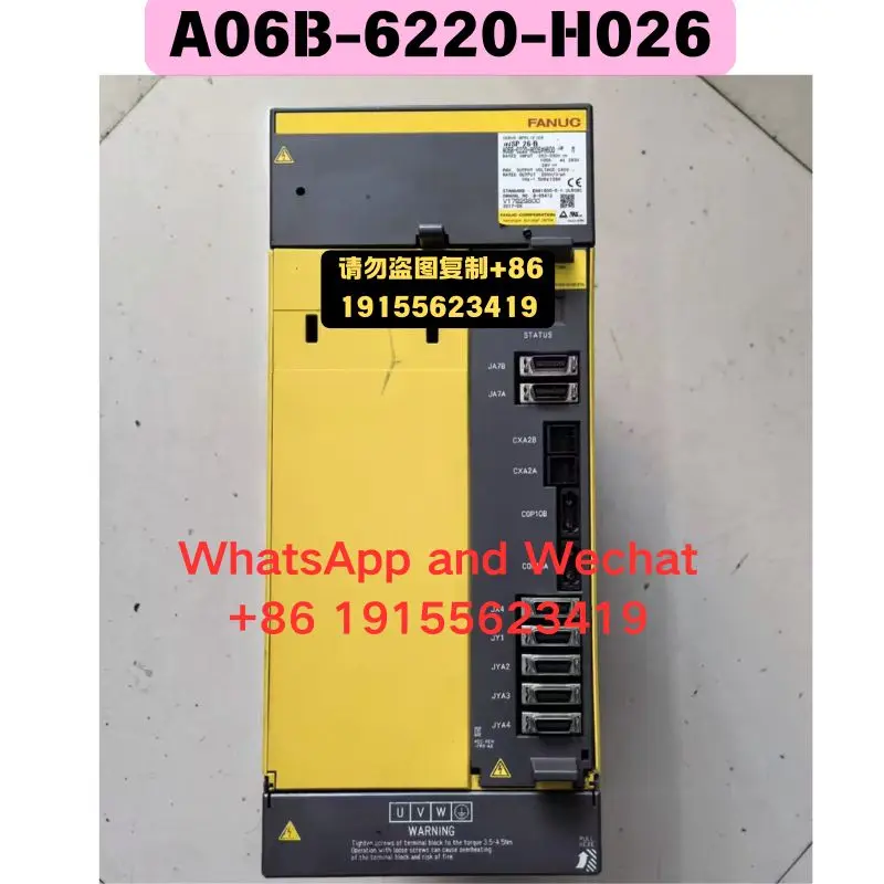 Used OEM disassembled parts A06B-6220-H026 Driver Functional test OK Quick delivery