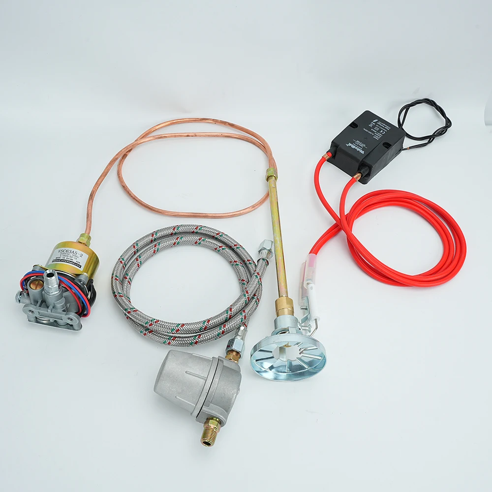 Complete Diesel Fuel Burner System Flame Rings Ceramic Ignition Needle Diesel Fuel Nozzle For Industrial Boiler Heating