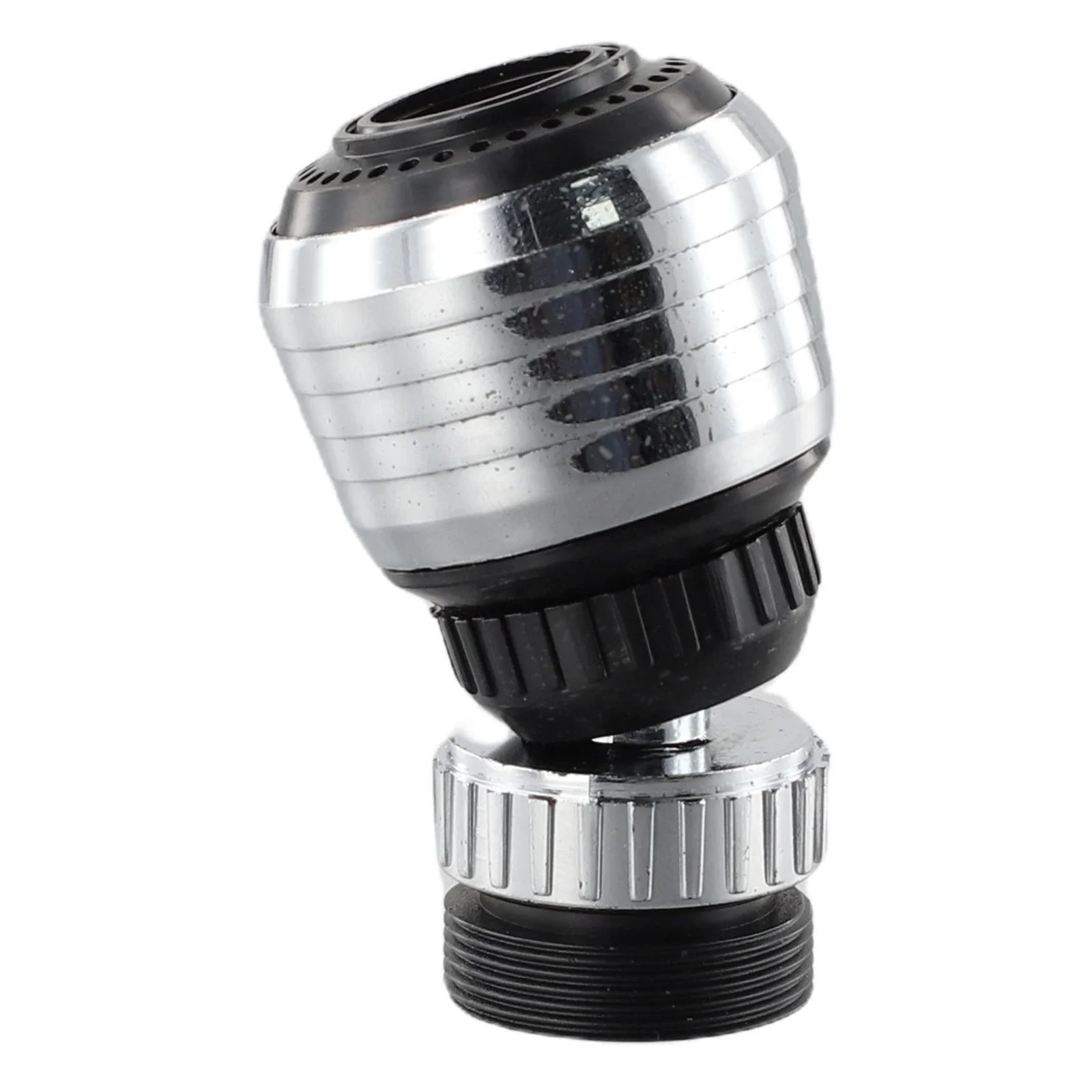 ABS Chrome Faucet Splash Nozzle Sink Cleaning Rotatable Swivel Water Saving Aerator Filter Flexible Adjustable