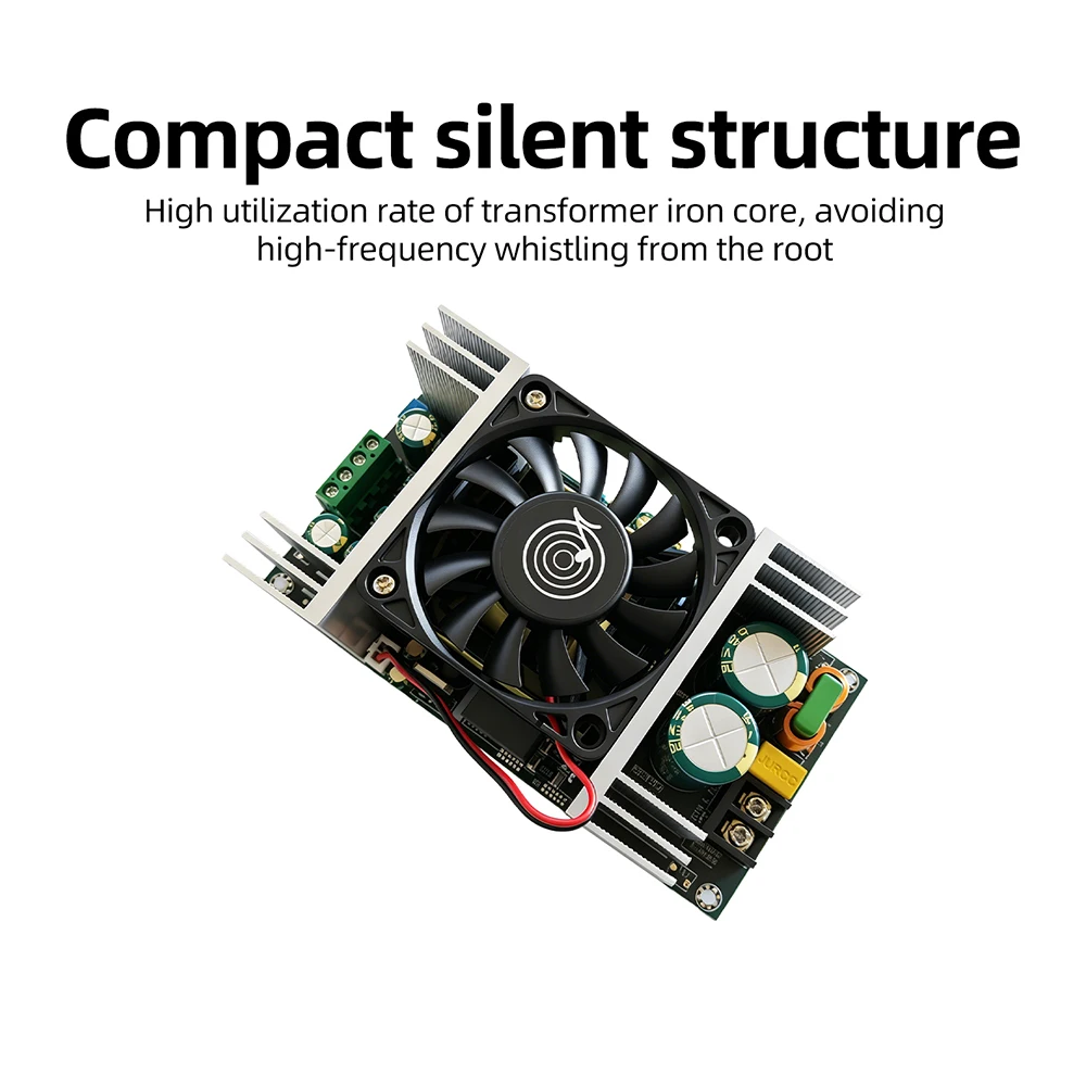 400W LLC Switching Power Supply AC 220V to DC 24V High Dynamic Response Silent Design for 17A  Amplifier Dedicated Power Supply
