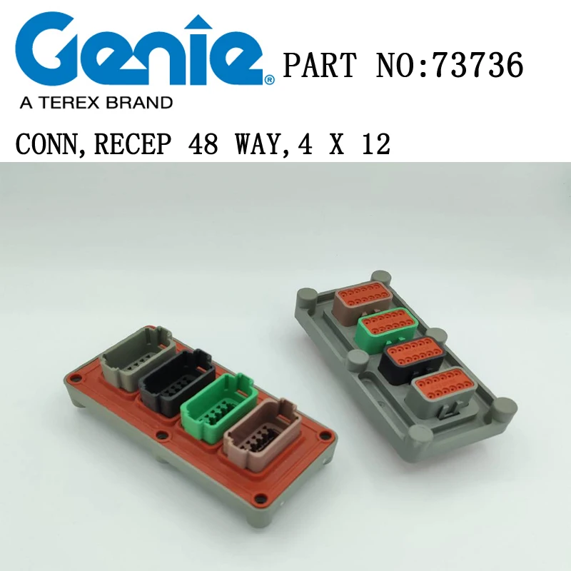 Genie Connector Part No 73736GT  Use For s-40 s-45 s-60 s-65 s-80 z30/20 z34/22 z45/22 z51 z60 s85 GS-3369RT GS4069RT