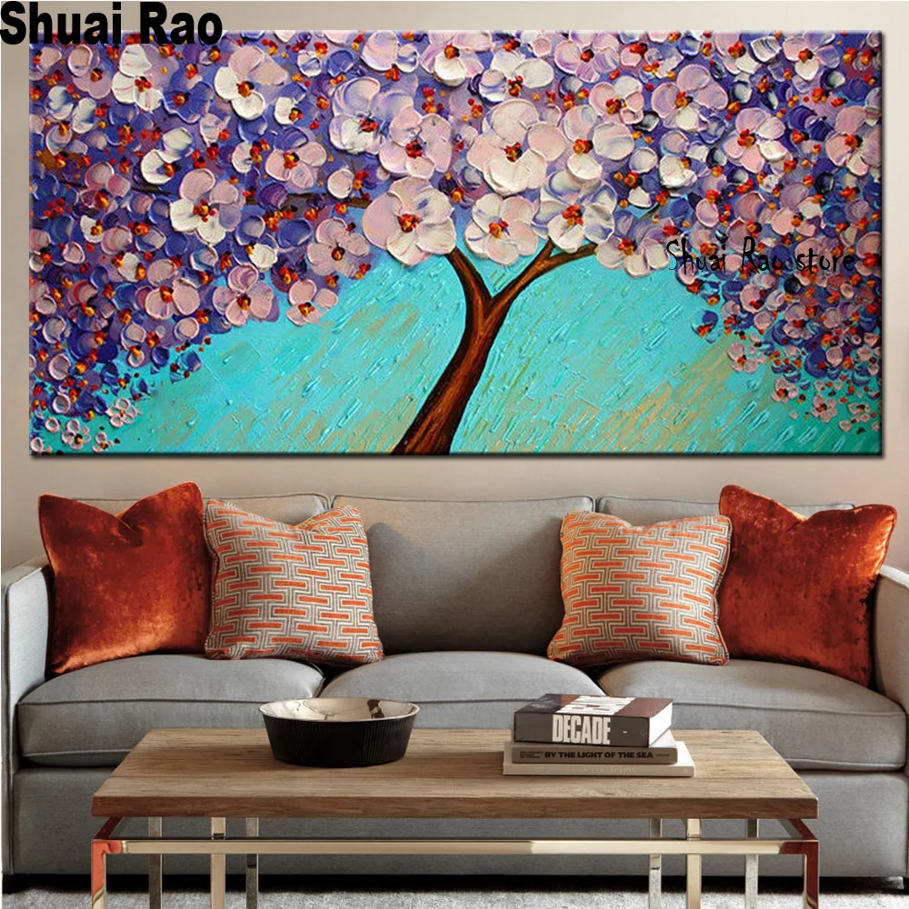 Tree of life Large size Diy diamond painting flowers Art mosaic full drill diamond embroidery cross stitch home decor,