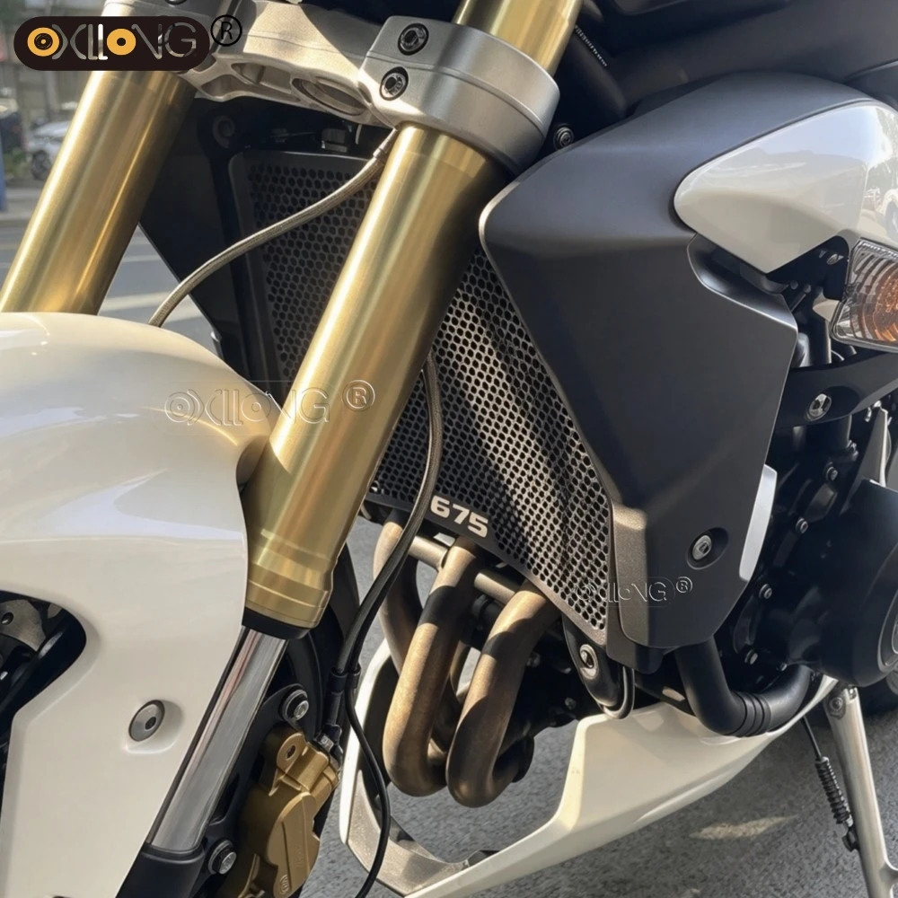 For Street Triple R Street Triple675 675 R 675R 2008 -2012 2013 2014 2015 2016 Motorcycle Radiator Guard Grille Protector Cover