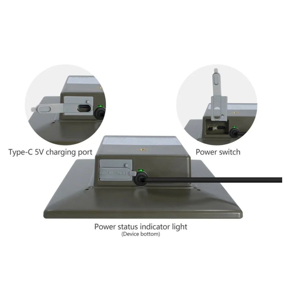 1pc Charging Panel Lightweight Portable Panel For 3w Solar Panel For Security Camera With 6000mAh Battery Dual Output
