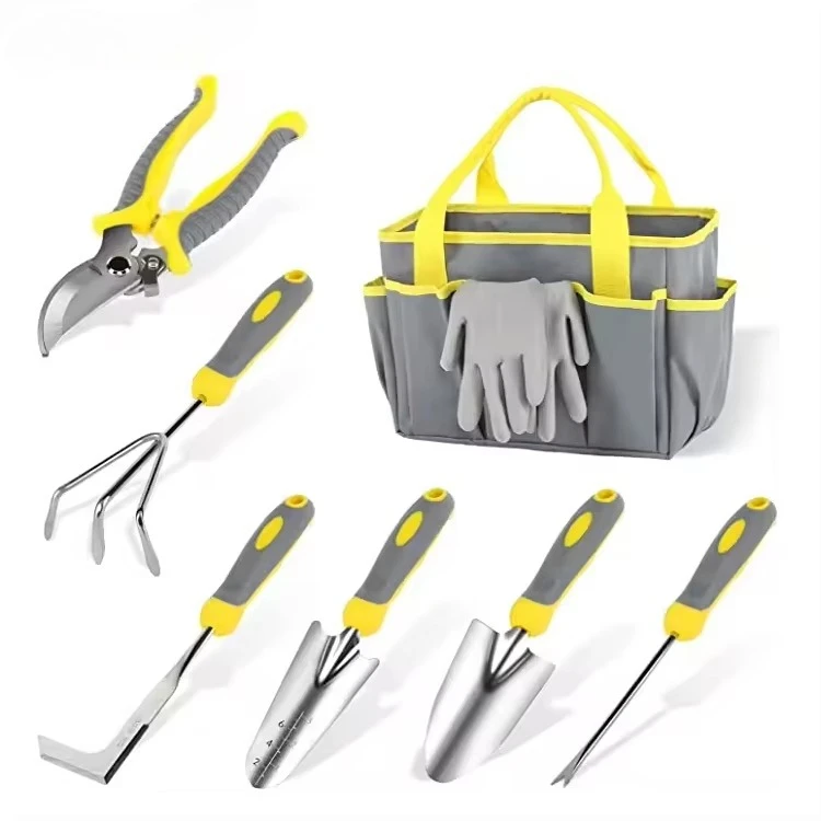 High Quality Manufacturers Wholesale House Indoor Stainless Metal Steel Garden Tool Pruner Shovel Accessories Set Kids