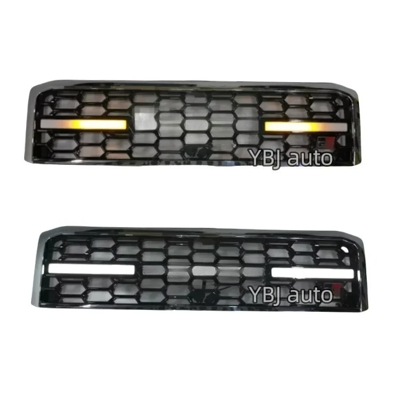 

YBJ car Accessories Flowing Light Chrome Front Grille For Toyota Land Cruiser 70 76 79 LC70 LC76 LC79 FJ79 LED GR GRILLE