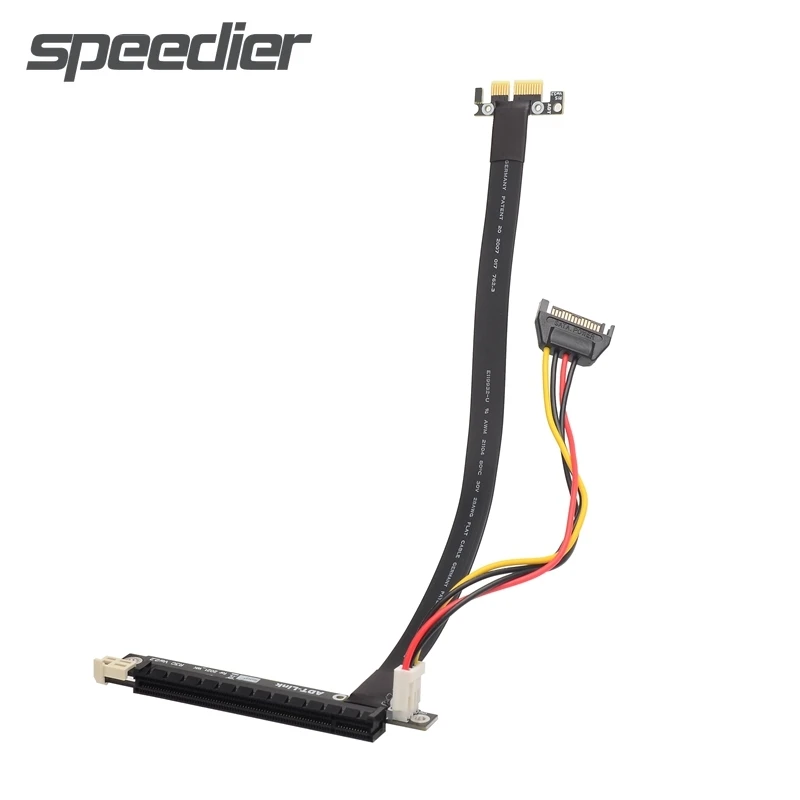 ADT PCI Express x16 To x1 Graphics Card BTC Mining Riser Cable Gen3.0 PCIE 1x To 16x Full Speed Riser Adapter For AMD NVIDIA GPU
