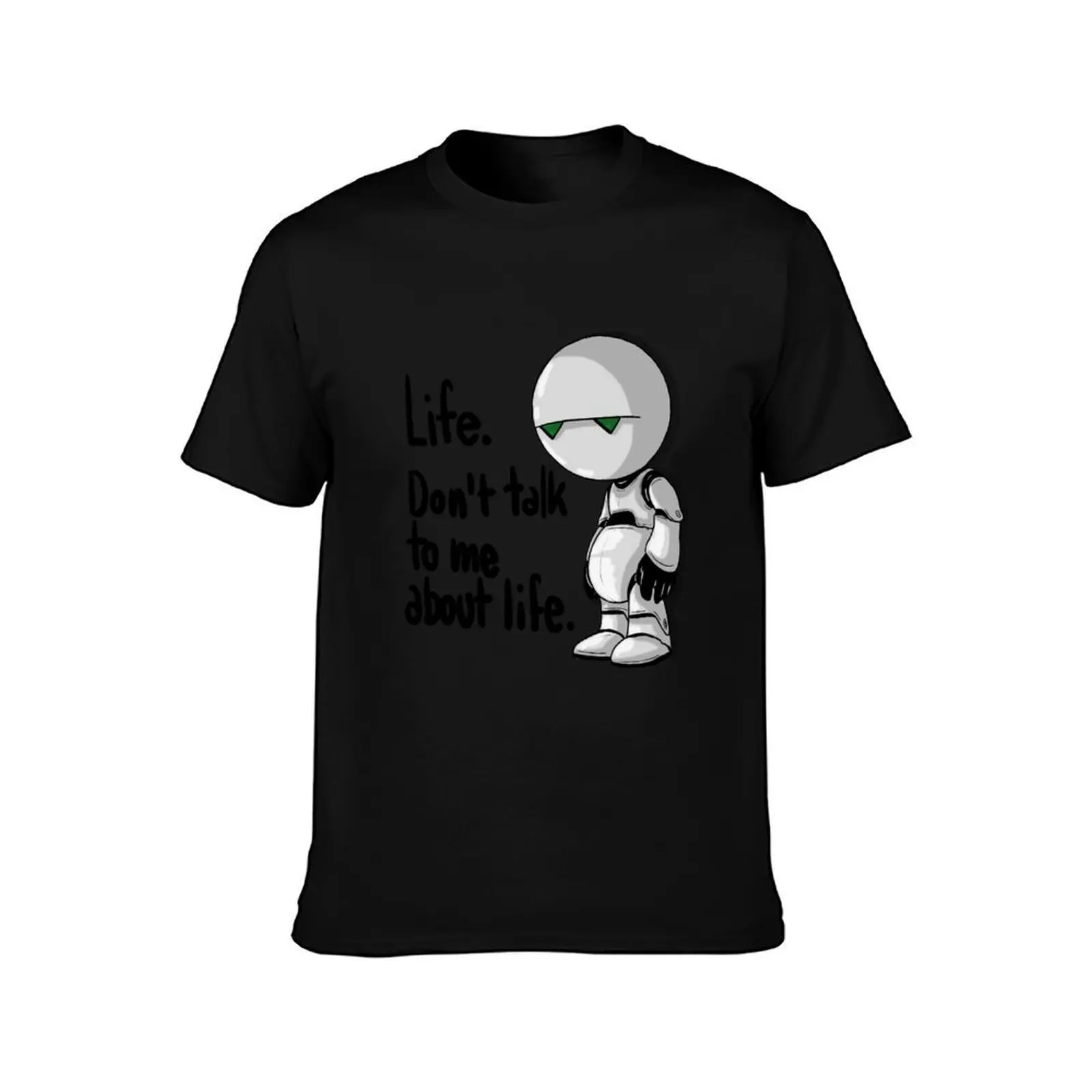 Don't talk to me about life T-Shirt, Summer Casual Cotton Tee, Oversized Streetwear Tops, Vintage Graphic Print, 100% Cotton