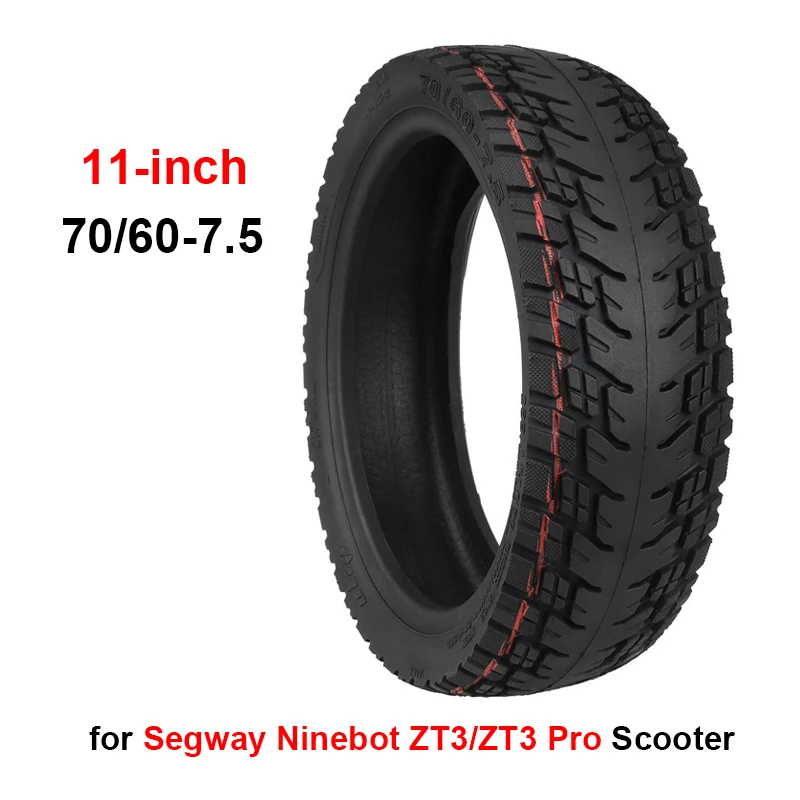 ULIP 11 inch Off-Road Tubeless Tire 70/60-7.5 For Segway Ninebot ZT3 Pro Electric Scooter Vacuum Tire Kickscooter Accessories