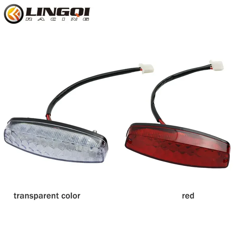 Motorcycle Rear Tail Signal Light LED Taillight ABS Material Brake Lights Universal For ATV Pit Dirt Bike Accessories