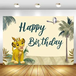 Disney The Lion King Party sfondo festa di compleanno Baby Shower foto sfondo Studio fotografico puntelli Decor Banner NO fai da te