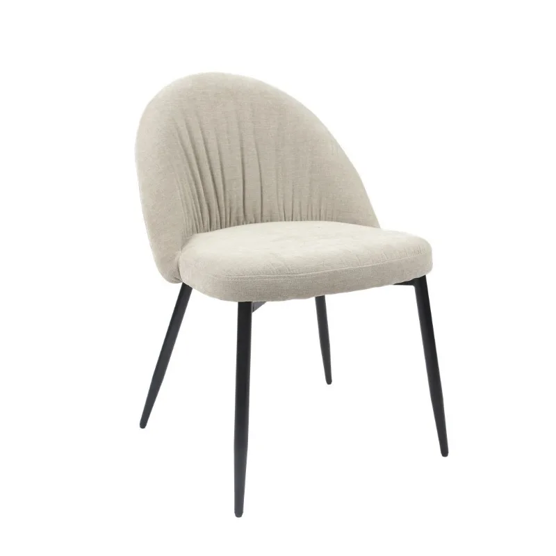 

Italian dining chair household light luxury dining table and chair solid wood designer reception negotiation stool Nordic style