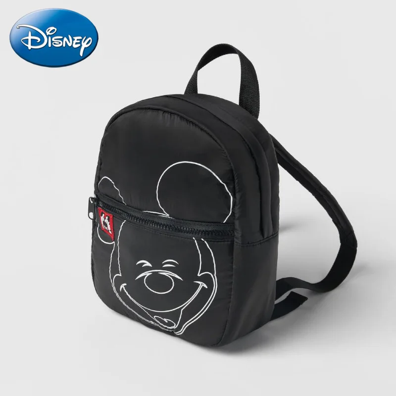 Disney New Children\'s Bag Baby Cartoon Kindergarten School Bag Mickey Mouse Co-branded Print Backpack