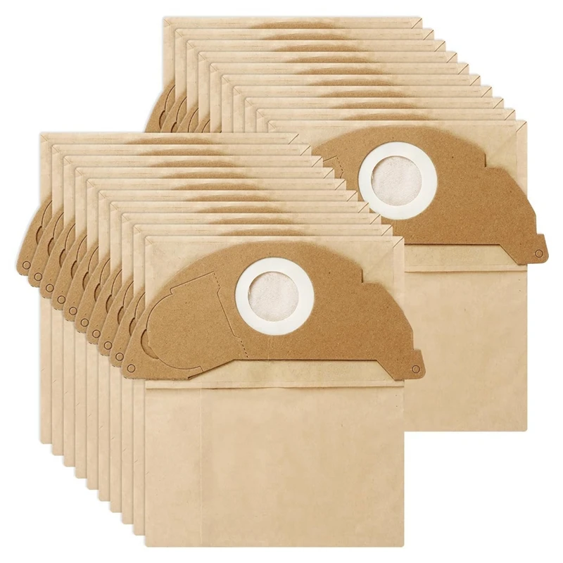 

20 Pieces Vacuum Cleaner Bag For Karcher WD2 MV2 WD 2.200 WD2250 A2004 A2054 A2099, 6.904-322.0 Robot Vacuum Cleaner Accessories