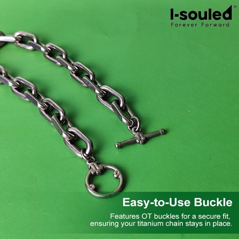 Pure Titanium Bracelet for Men 4mm Beaded Chain, Hypoallergenic Waterproof Jewelry for Sensitive Skin, Lightweight Comfort Fit