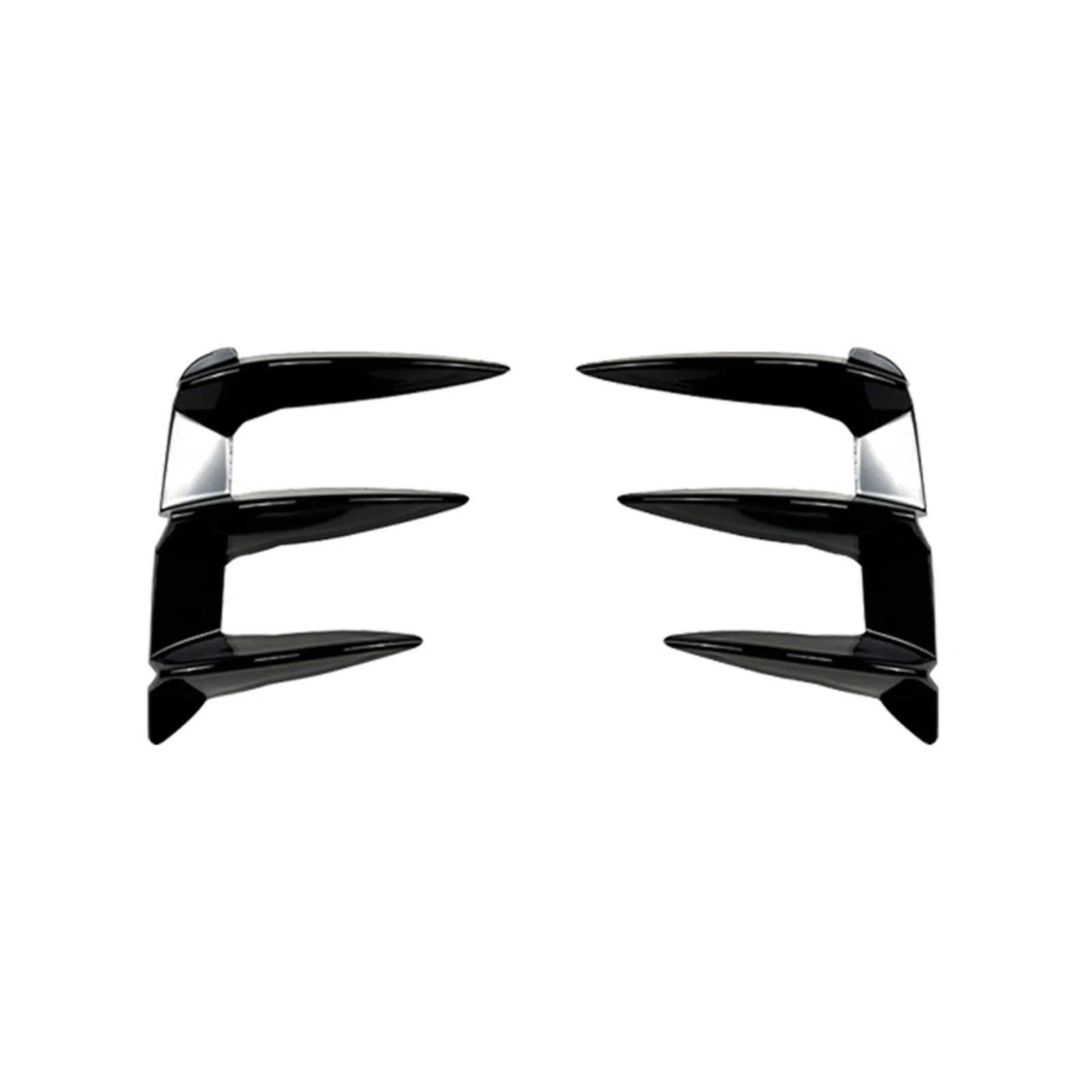 2 Pieces Rear Bumper Side Air Vent Cover Trim Boot Splitter Canard For BMW X3 G01 LCI M Sport 2022 2023 2024