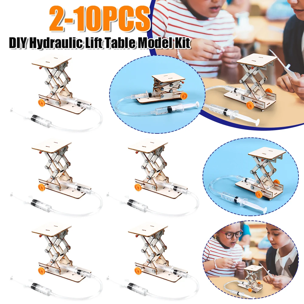 

Hydraulic Lift Table Materials DIY Physics Projects Science Educational Experiment Teaching Equipment Model Kit