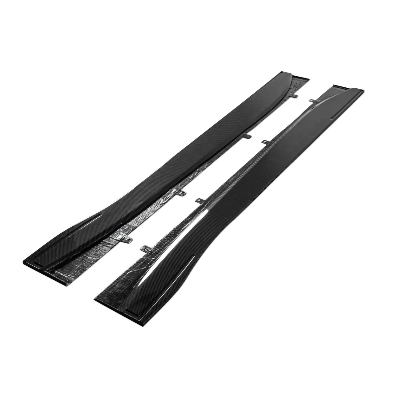 Perfect Dry Carbon Car Bumper Side Skirt Decoration Suitable for Aston Martin DB11 Dry Carbon Fiber Side Skirt Decorationcustom