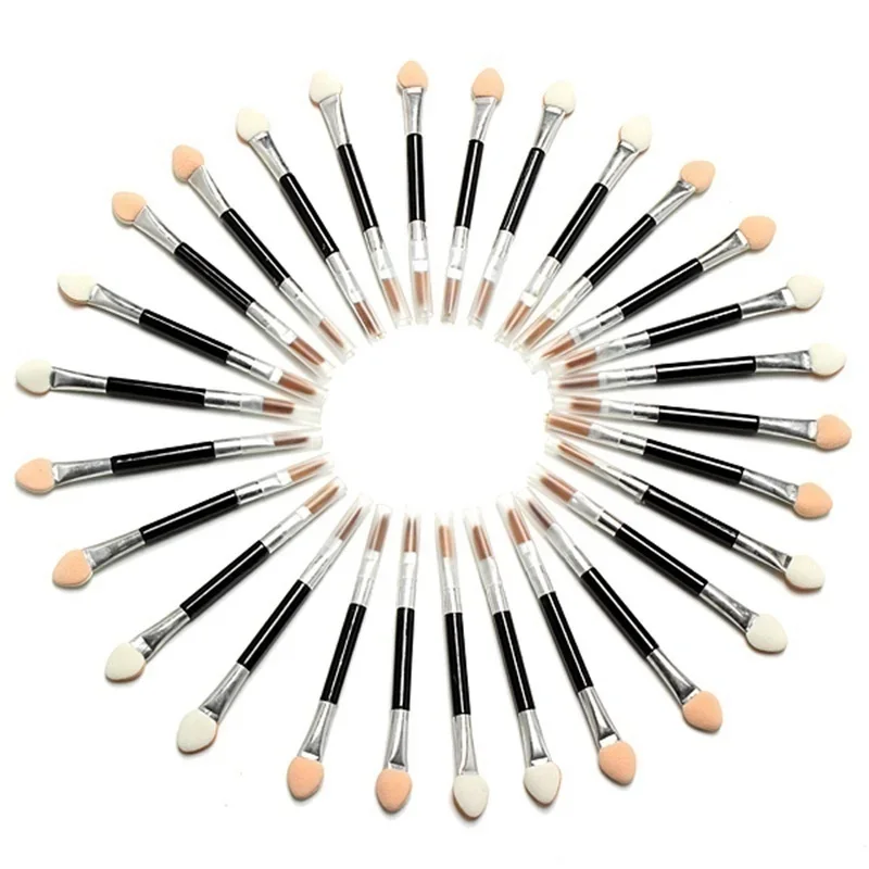 10-delige applicator dubbelzijdige cosmetische penselen dames make-up oogschaduw eyeliner spons lipborstelset wegwerp make-upborstel