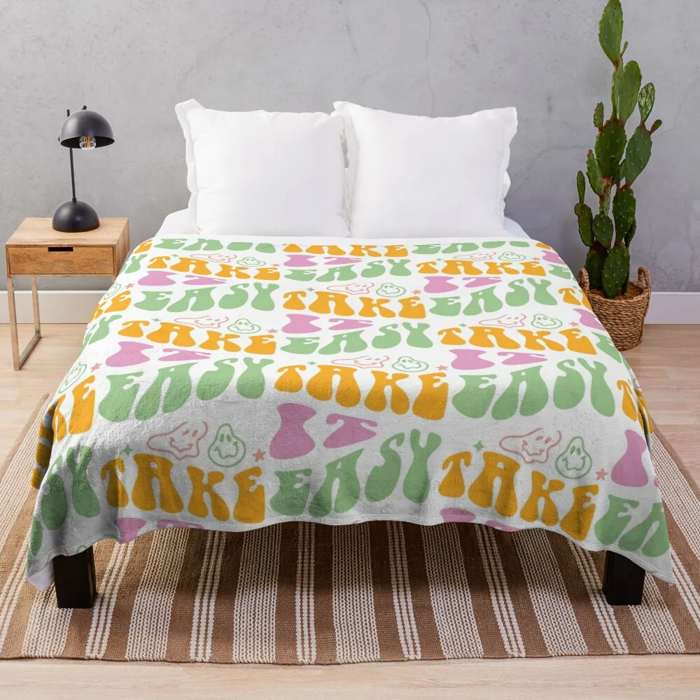 

Take it easy Throw Blanket Luxury Brand halloween Blankets