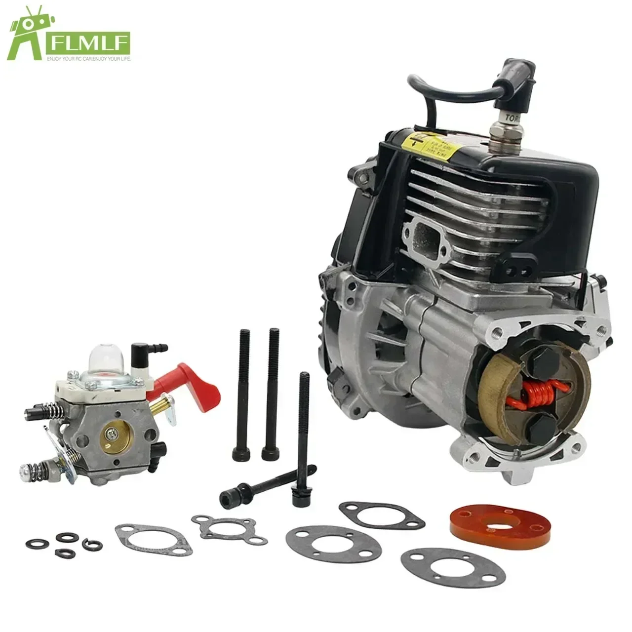 2-stroke 4-hole 11HP 32CC or 9.5HP 29CC Reed Case Engine for 1/5 HPI ROFUN ROVAN KM BAJA Losi 5ive T FG GoPed RedCat Rc Car Part