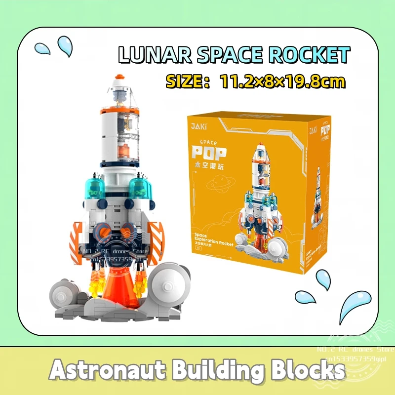 Astronaut Space Shuttle Spacecraft Rocket Building Blocks Series Developmental Toys Boys Assembled Model Children Christmas Gift