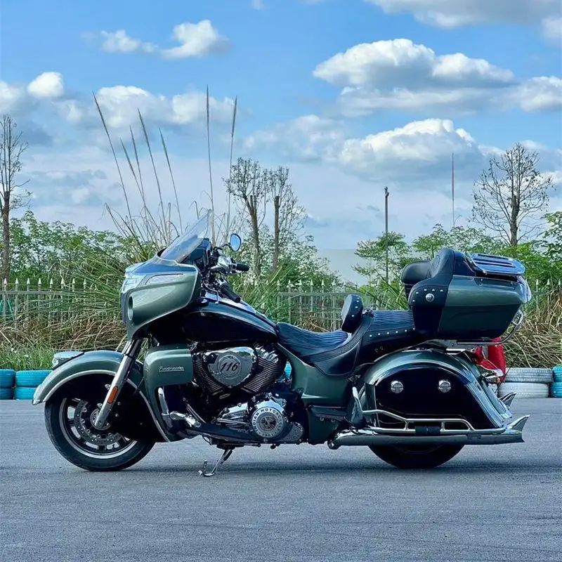 Retro Fishtail Exhaust Slip On Muffler Exhaust Pipe For Indian Roadmaster Chieftain Classic Elite Dark Horse Limited 14-24