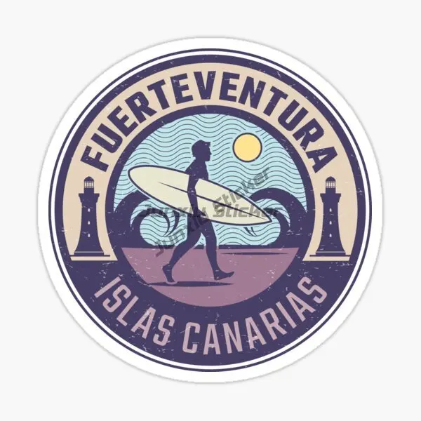 

CANARY ISLANDS Scenic Surfing and Diving Vinyl Car Sticker Self-adhesive Car Decals Motorcycle Accessories Decor