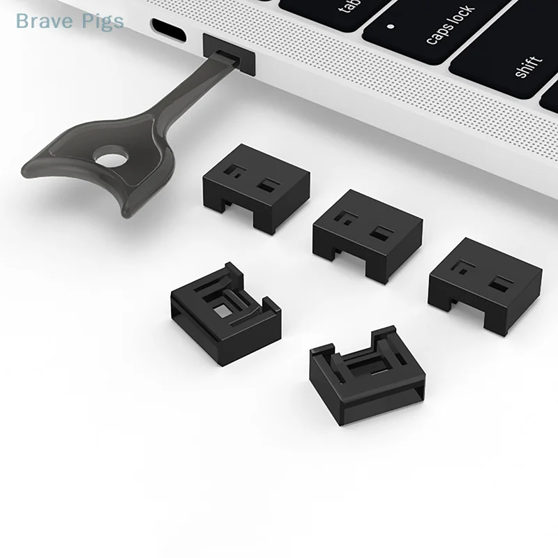 USB Safety Lock Removable Sealing Plug Blocking Dust Plug Hidden USB Port Lock Tool