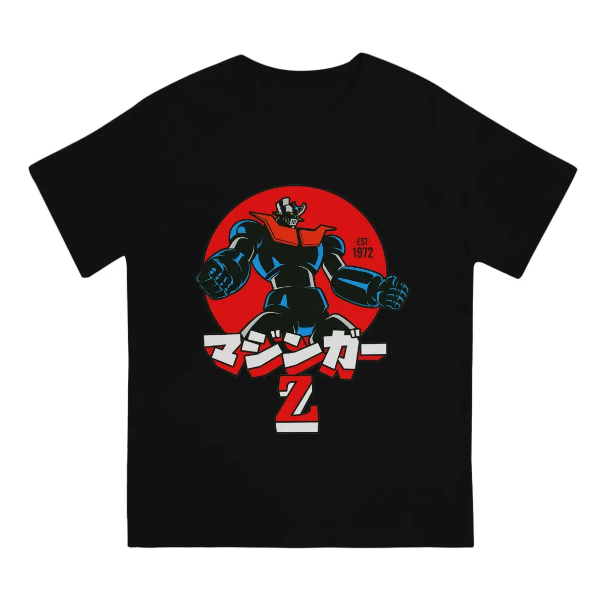 MazingerZ Robot Mazinger Power Tshirt Homme Men's Clothes Polyester T Shirt For Men