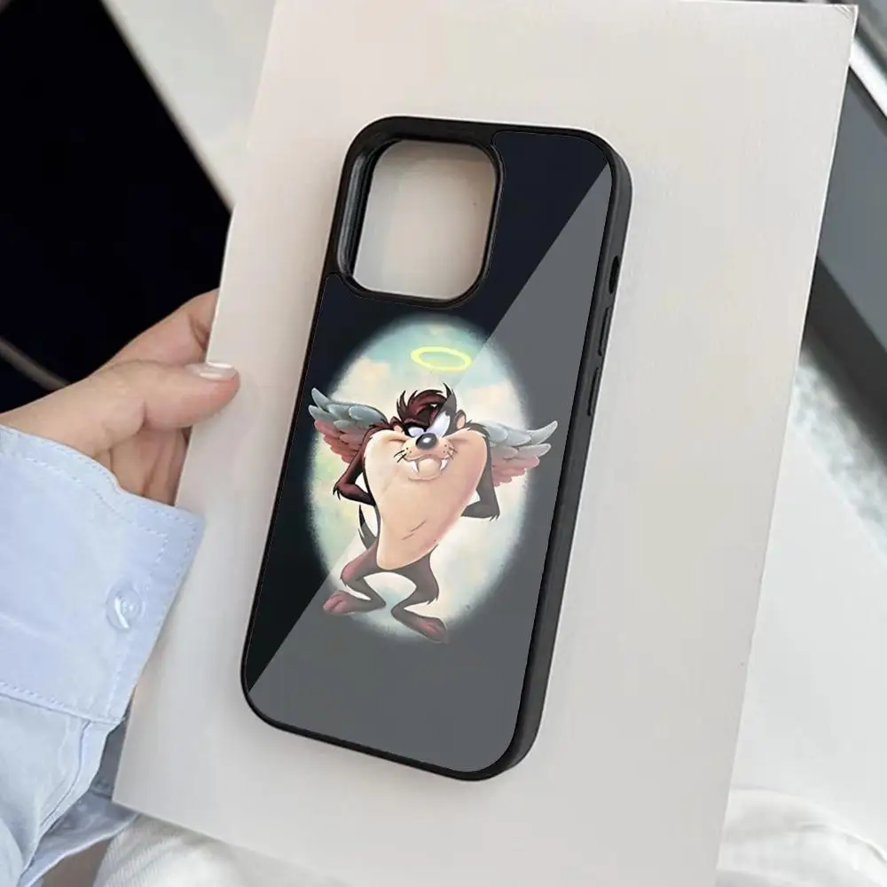 T-Tasmanian Devil Tazs Phone Case For Iphone 15 14 13 12 11 Pro Max Mini 8 Plus Se Xr X Xs 2020 PC+TPU Cover