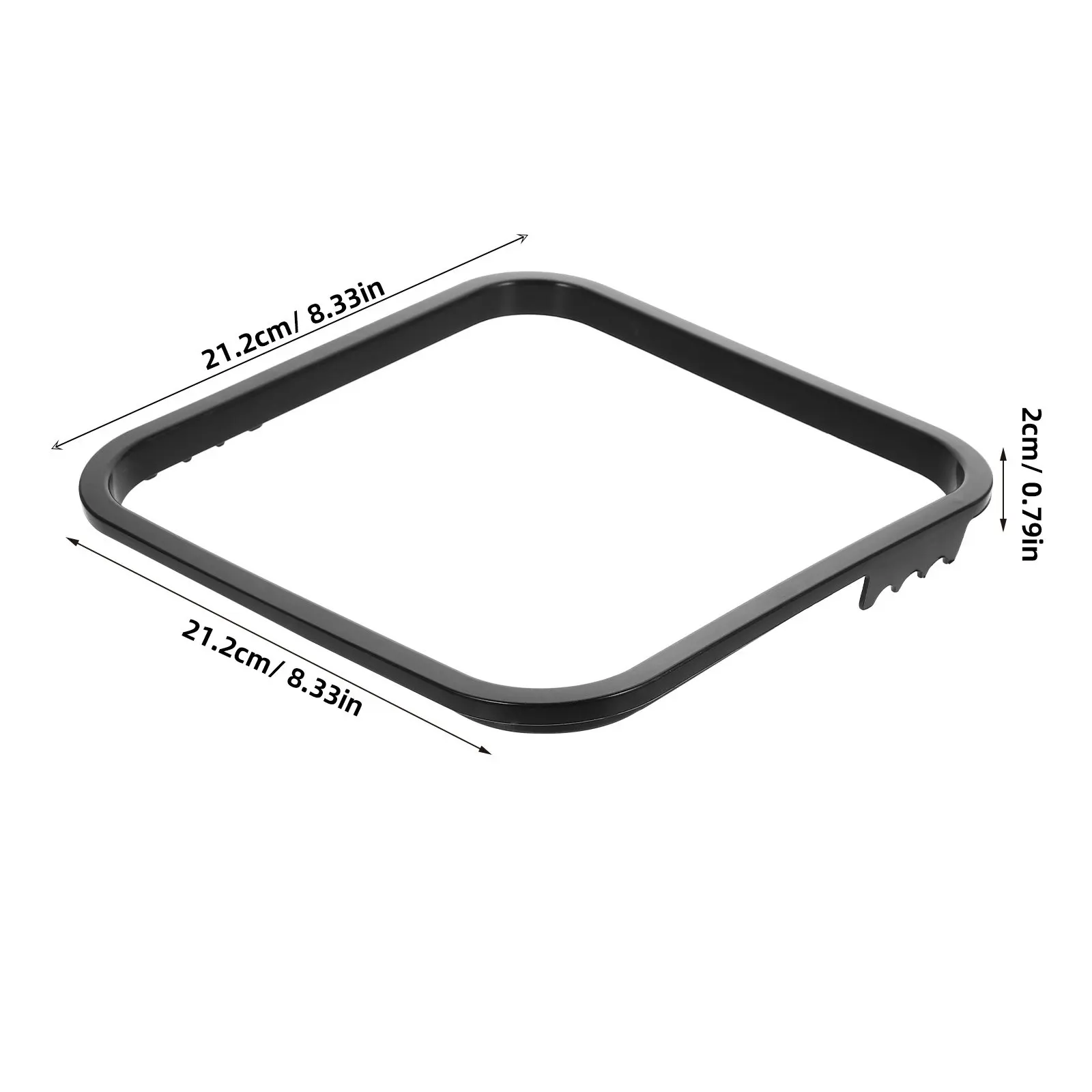 Reliable Pet Trash Can Press Ring Square Trash Can Compatible Firm Bag Securing Smooth Finish No Hand Scratch Waste Bin Press