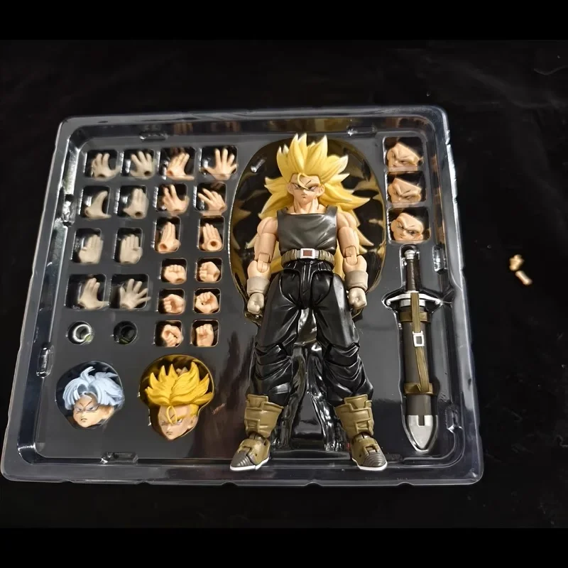الجديد في المخزون Sss Studio Dragon Dbz S.H.F Figuarts Shf Dragon Son Trunks Ssj3 Super Saiyan 3 أنيمي لعبة مجسمة هدية #1