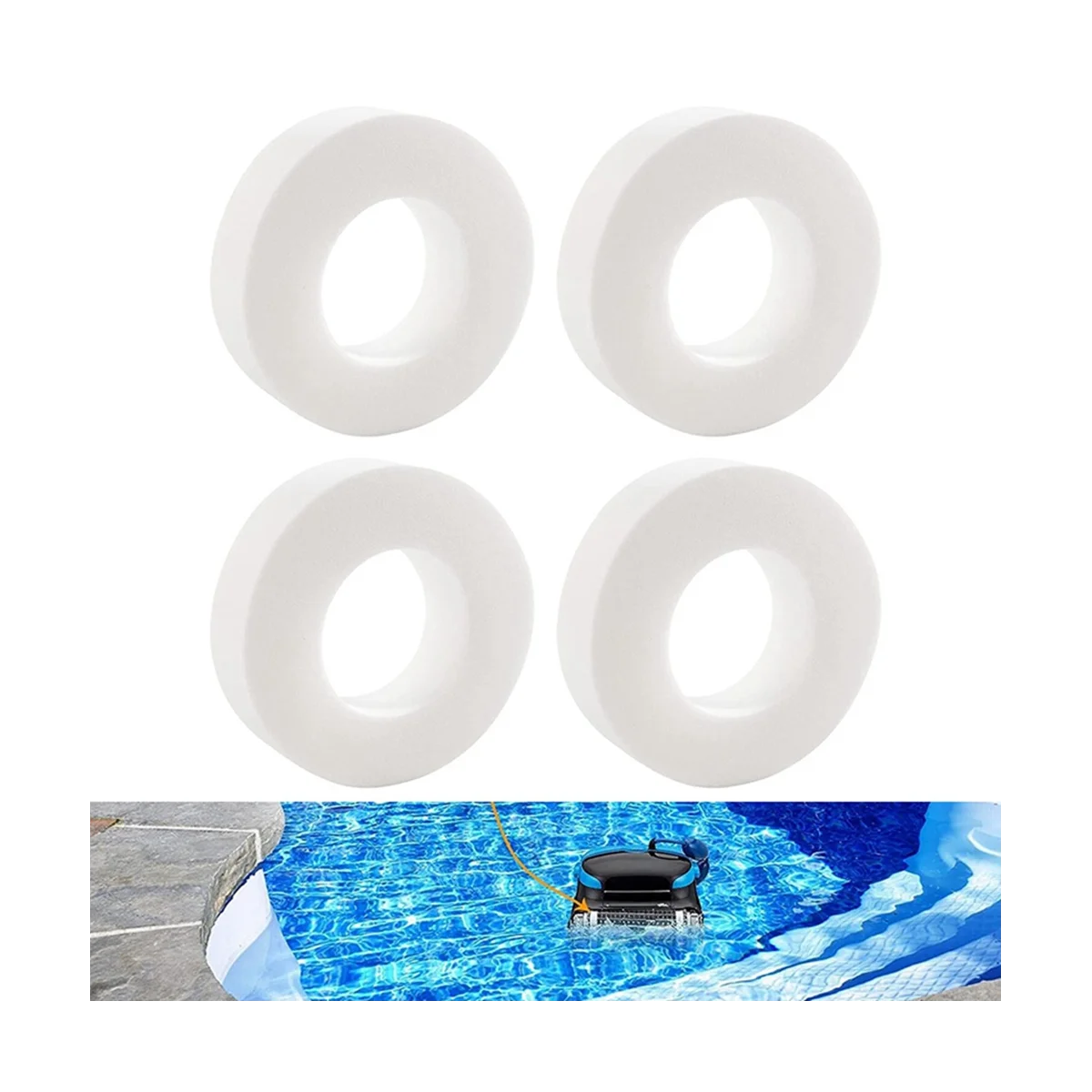 8 Pack Climbing Ring Replacement 6101611-R4 for Dolphin Pool Cleaning Robot M200 M400 M500